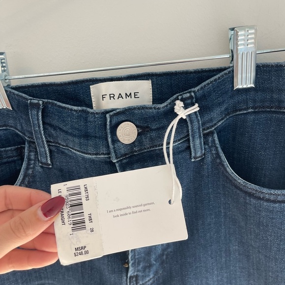 Frame Le High Rise Straight Jeans - Picture 4 of 6